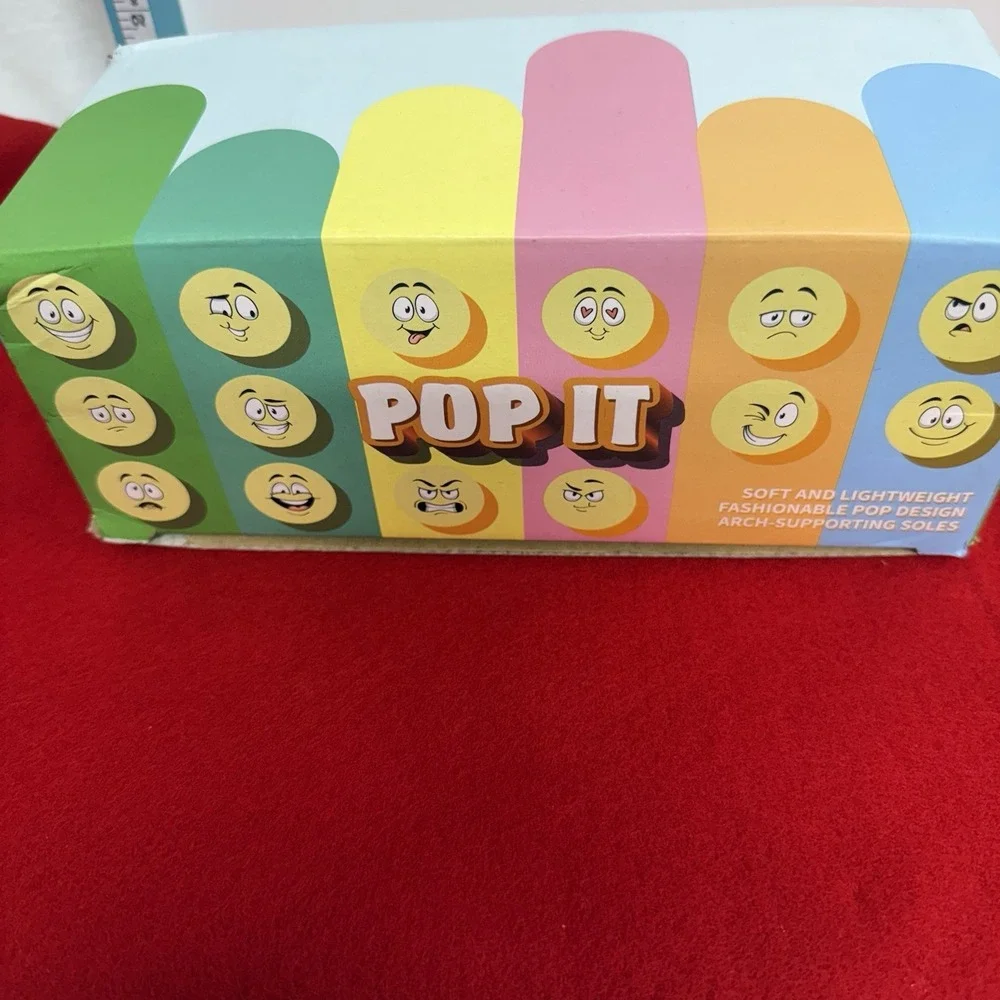 Kids Pop It Slide On Shoes New  Size 1 (32)